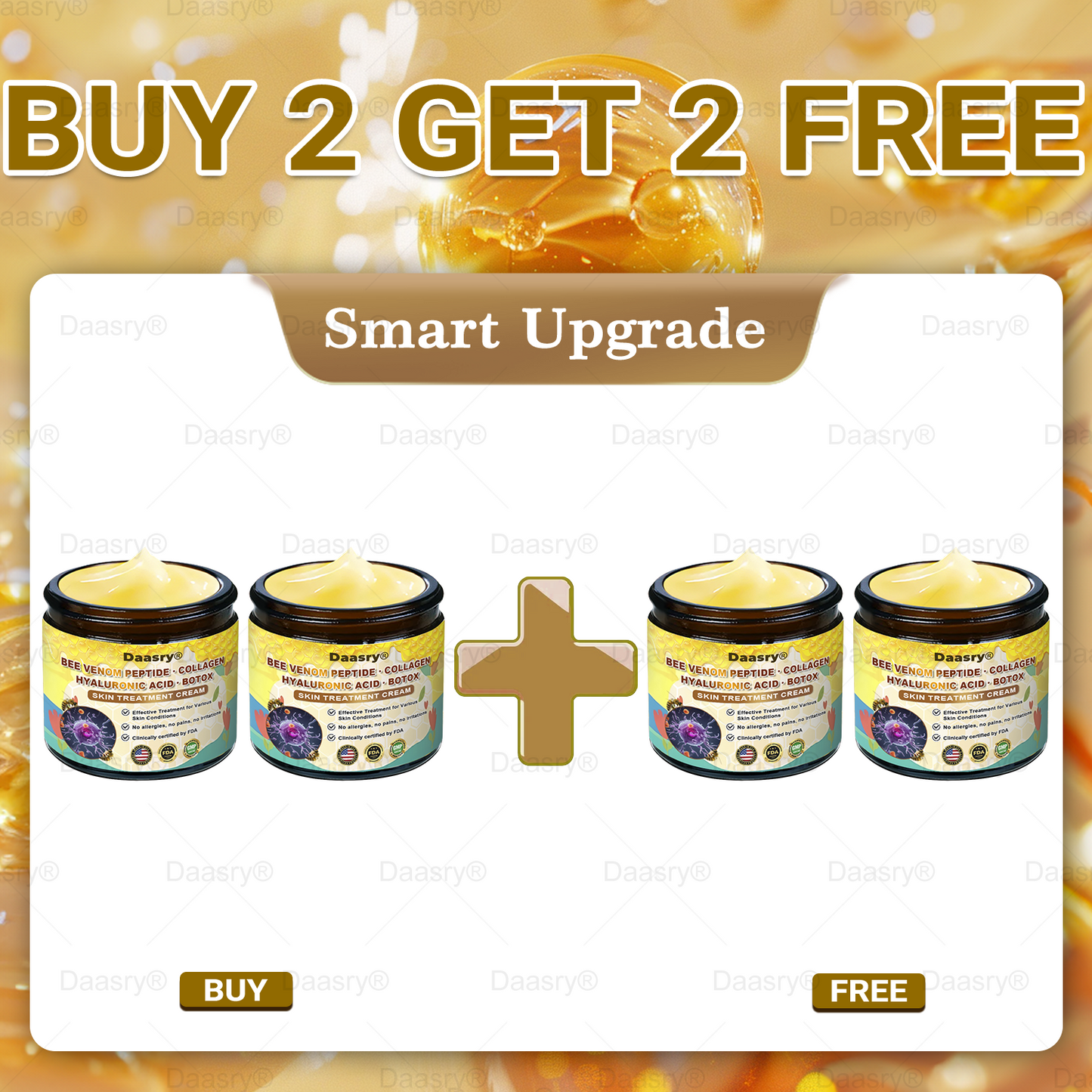 🔥𝑴𝒂𝒅𝒆 & 𝑺𝒉𝒊𝒑𝒑𝒆𝒅 𝒇𝒓𝒐𝒎 𝑼𝑺𝑨 | 𝑪𝒍𝒊𝒏𝒊𝒄𝒂𝒍𝒍𝒚 𝑷𝒓𝒐𝒗𝒆𝒏: ᴅᴀᴀsʀʏ® 𝑩𝒆𝒆 𝑽𝒆𝒏𝒐𝒎 𝑻𝒓𝒆𝒂𝒕𝒎𝒆𝒏𝒕 𝑪𝒓𝒆𝒂𝒎 𝒘𝒊𝒕𝒉 𝒃𝒆𝒆 𝒗𝒆𝒏𝒐𝒎 𝒑𝒆𝒑𝒕𝒊𝒅𝒆𝒔, 𝒃𝒐𝒕𝒖𝒍𝒊𝒏𝒖𝒎 𝒕𝒐𝒙𝒊𝒏, 𝒉𝒚𝒂𝒍𝒖𝒓𝒐𝒏𝒊𝒄 𝒂𝒄𝒊𝒅, 𝒂𝒏𝒅 𝒄𝒐𝒍𝒍𝒂𝒈𝒆𝒏💧. 𝑻𝒂𝒓𝒈𝒆𝒕𝒔 𝒘𝒓𝒊𝒏𝒌𝒍𝒆𝒔, 𝒇𝒊𝒏𝒆 𝒍𝒊𝒏𝒆𝒔, 𝒔𝒂𝒈𝒈𝒊𝒏𝒈, 𝒔𝒕𝒓𝒆𝒕𝒄𝒉 𝒎𝒂𝒓𝒌𝒔, 𝒅𝒂𝒓𝒌 𝒔𝒑𝒐𝒕𝒔—𝒇𝒊𝒓𝒎𝒊𝒏𝒈, 𝒍𝒊𝒇𝒕𝒊𝒏𝒈 𝒂𝒏𝒅 𝒎𝒐𝒓𝒆